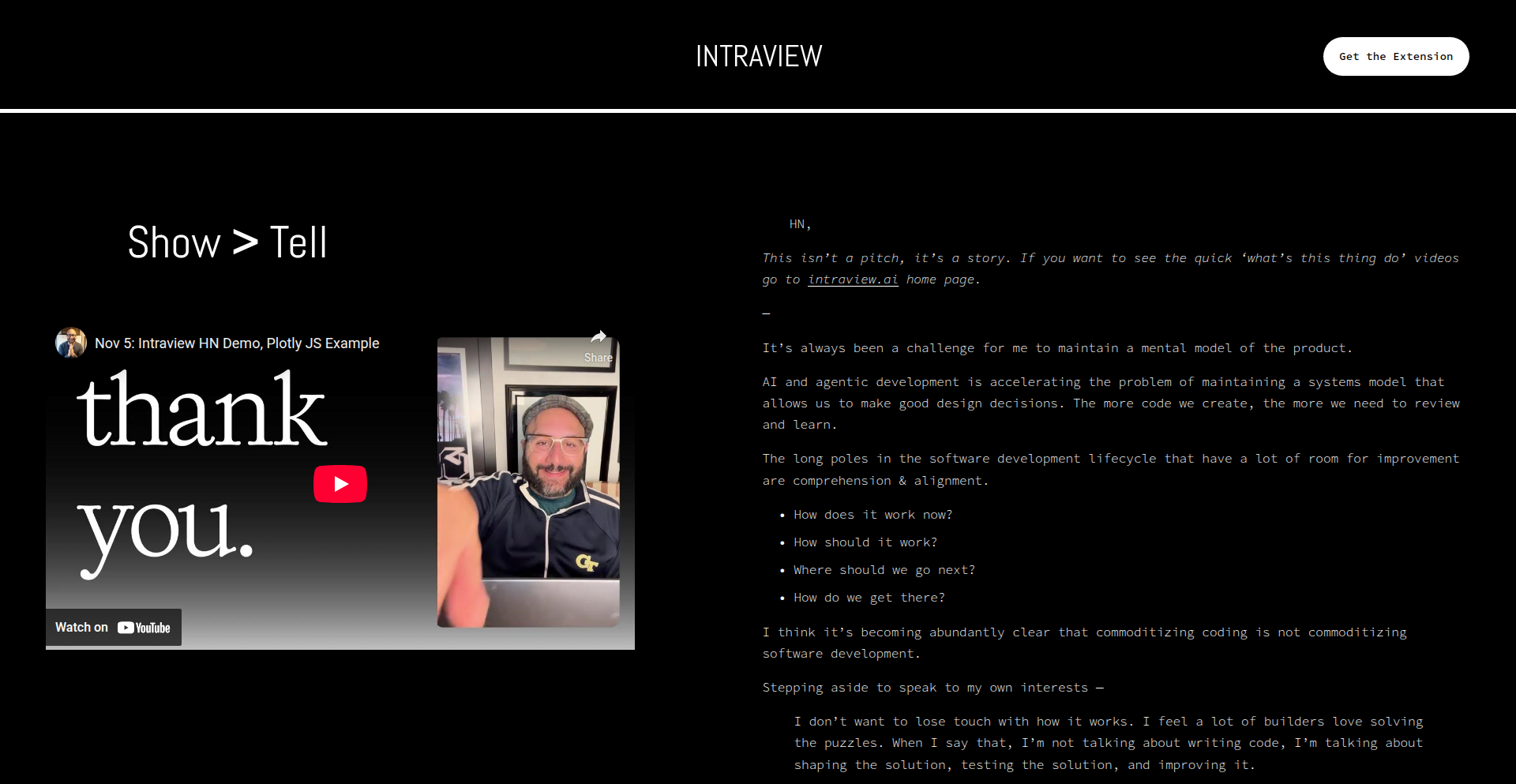 Intraview: Agentic Code Journey Mapper