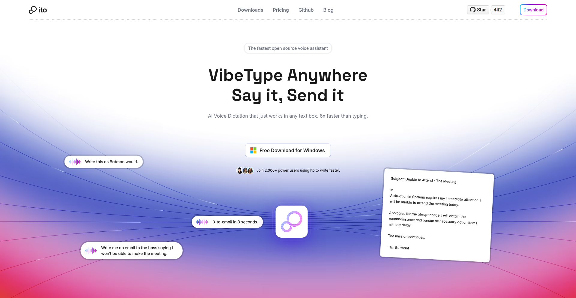 Ito AI: Voice-to-Intent Transformer
