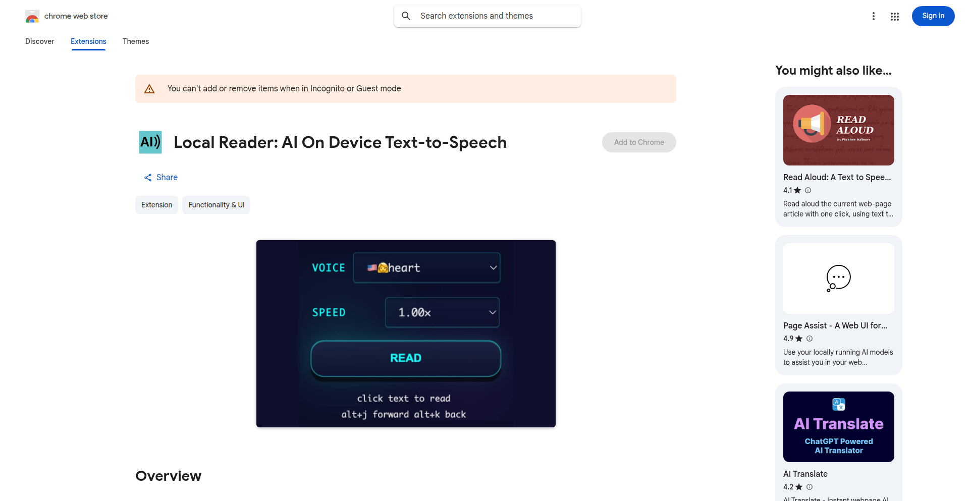 On-Device AI TTS Extension with WebGPU