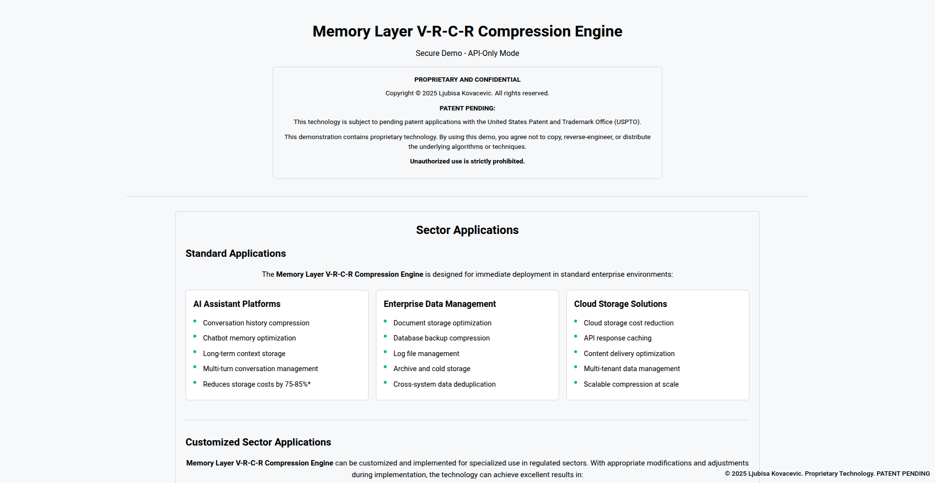 V-R-C-R Memory Weaver