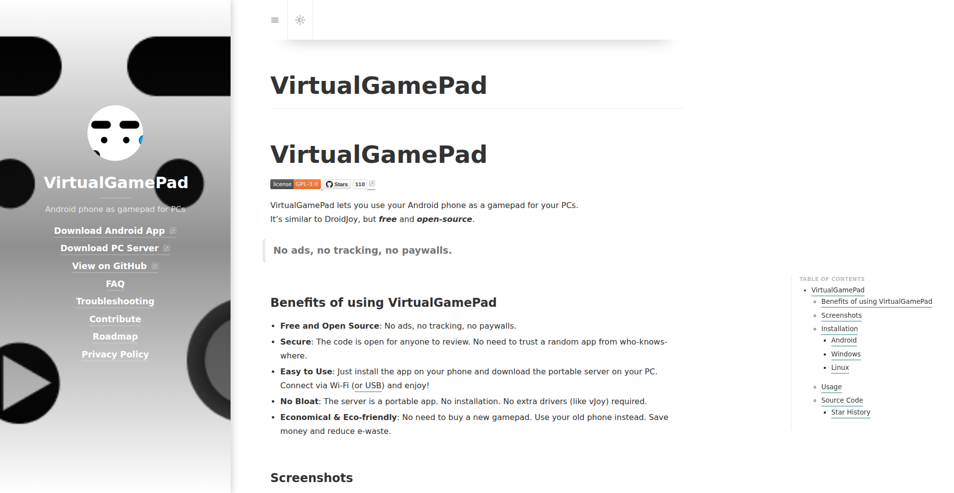 VirtualGamePad