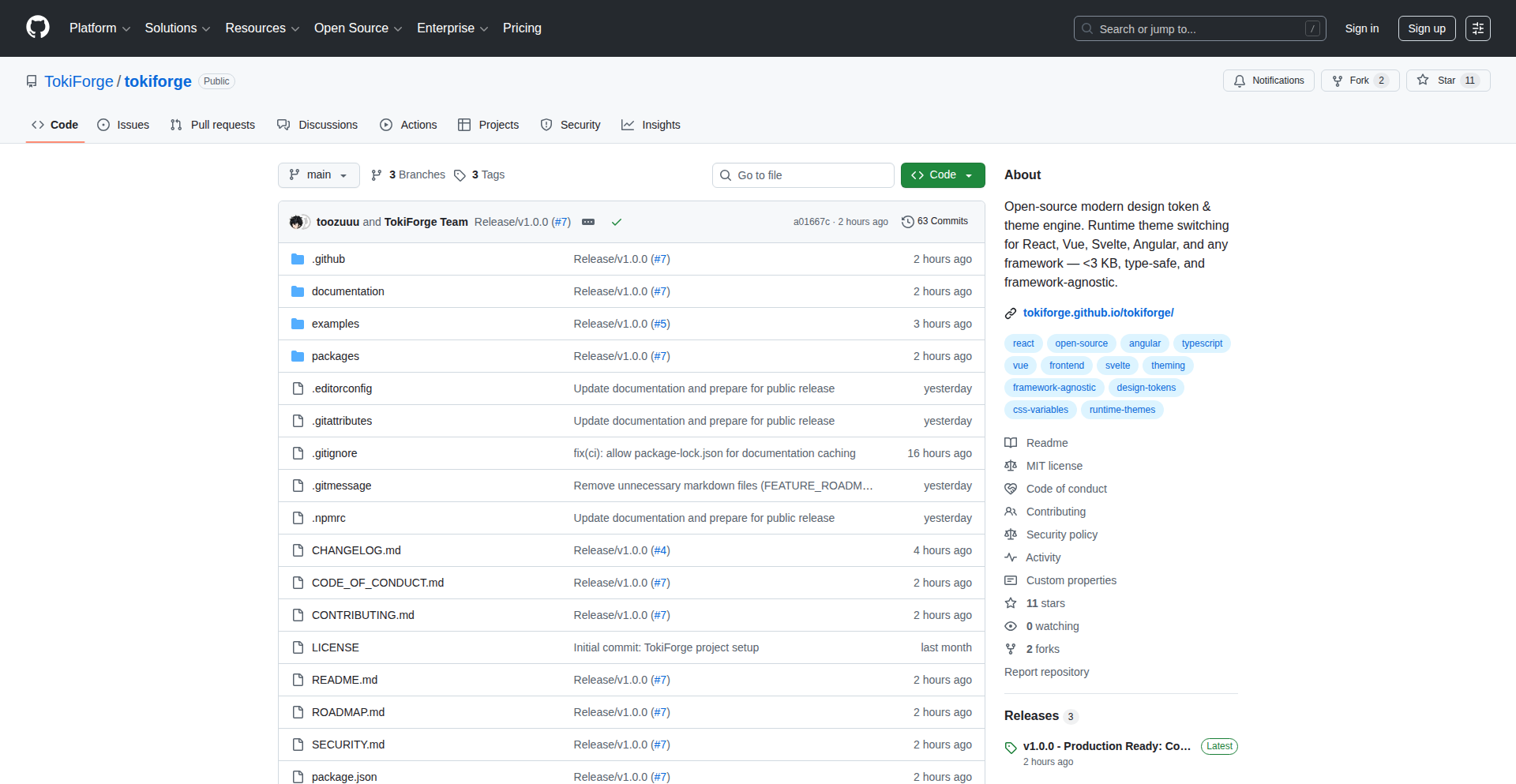 TokiForge: Cross-Framework Design Token Weaver