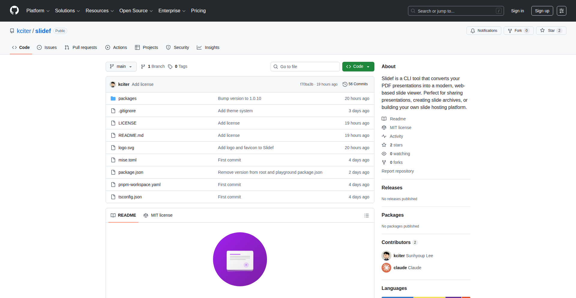 Slidef PDFスライド変換器
