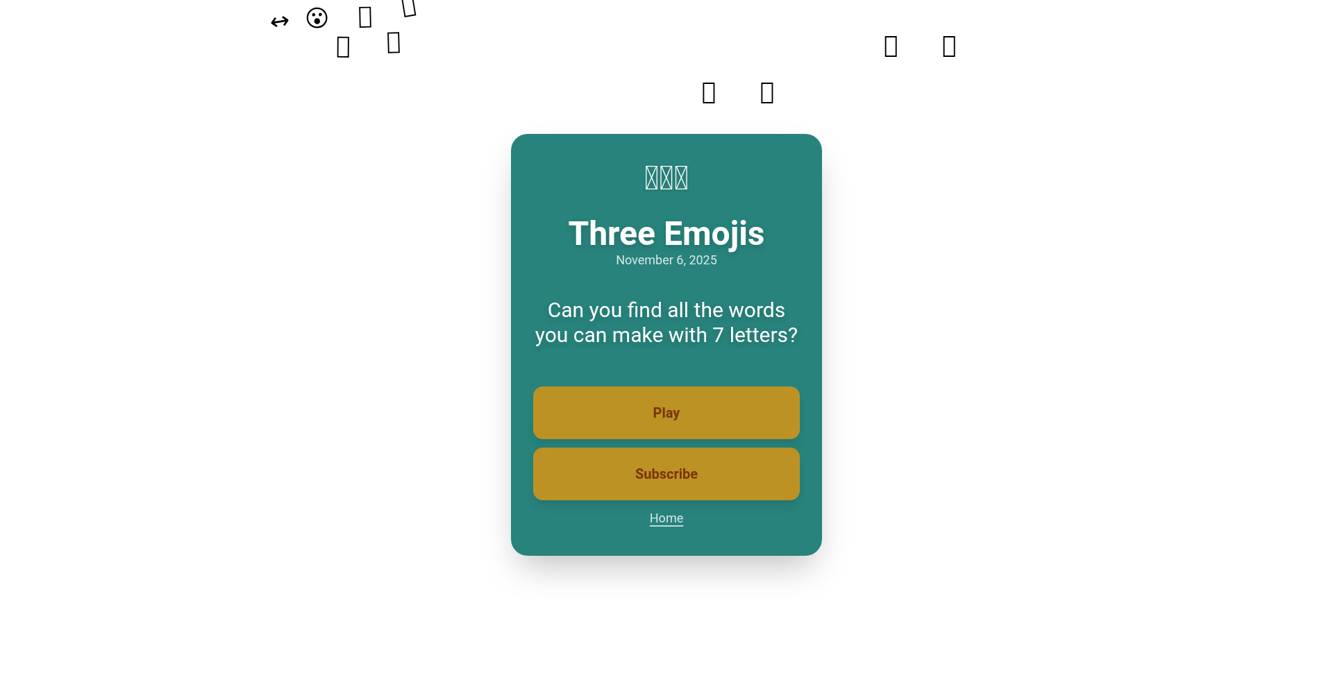 三絵文字 言語学習ワードパズル