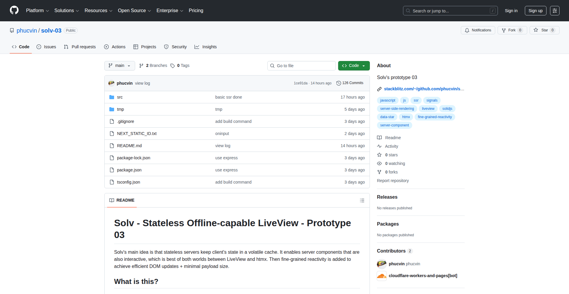 Solv: State-Bound Interactive Components