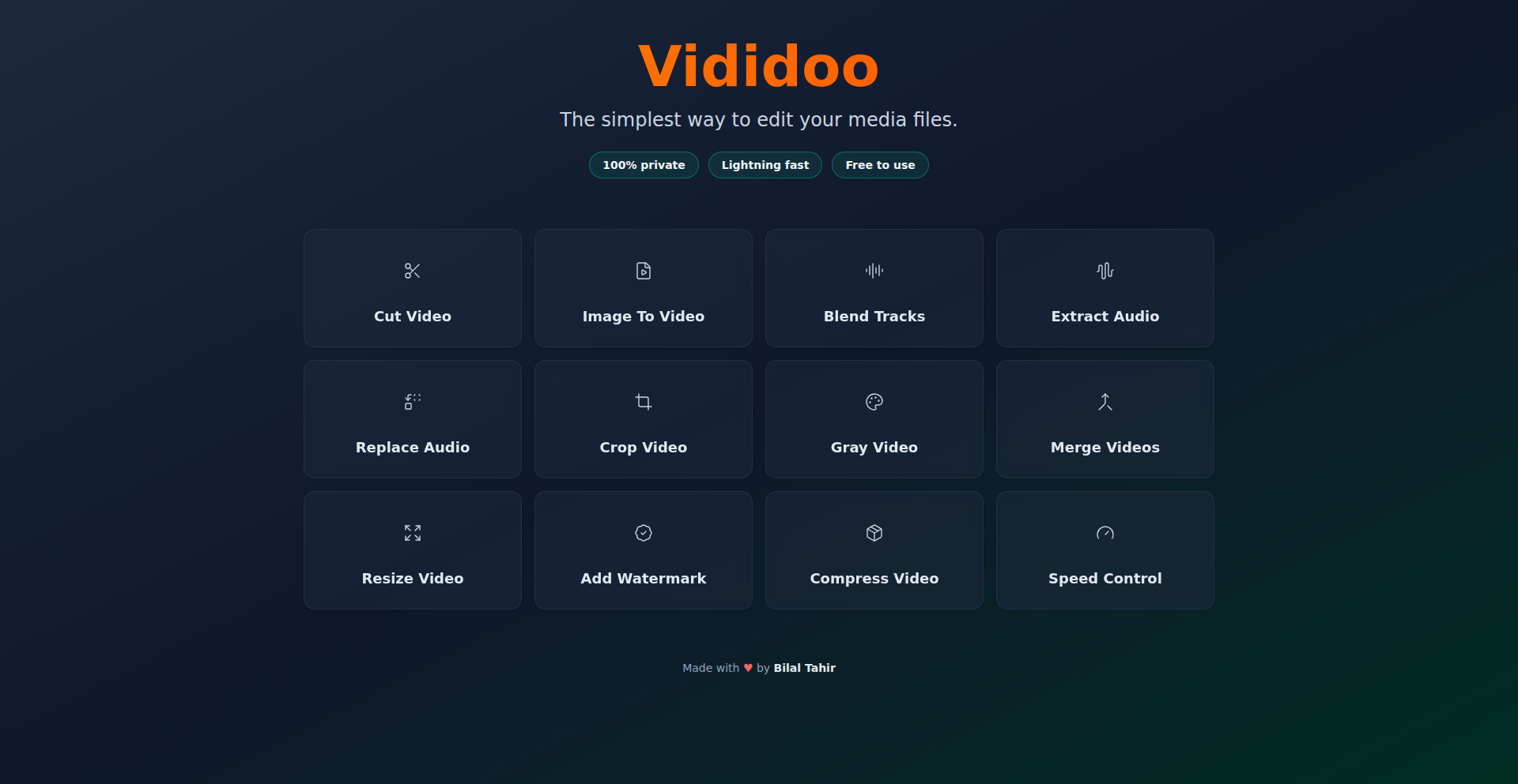 ブラウザ駆動型メディア編集エンジン