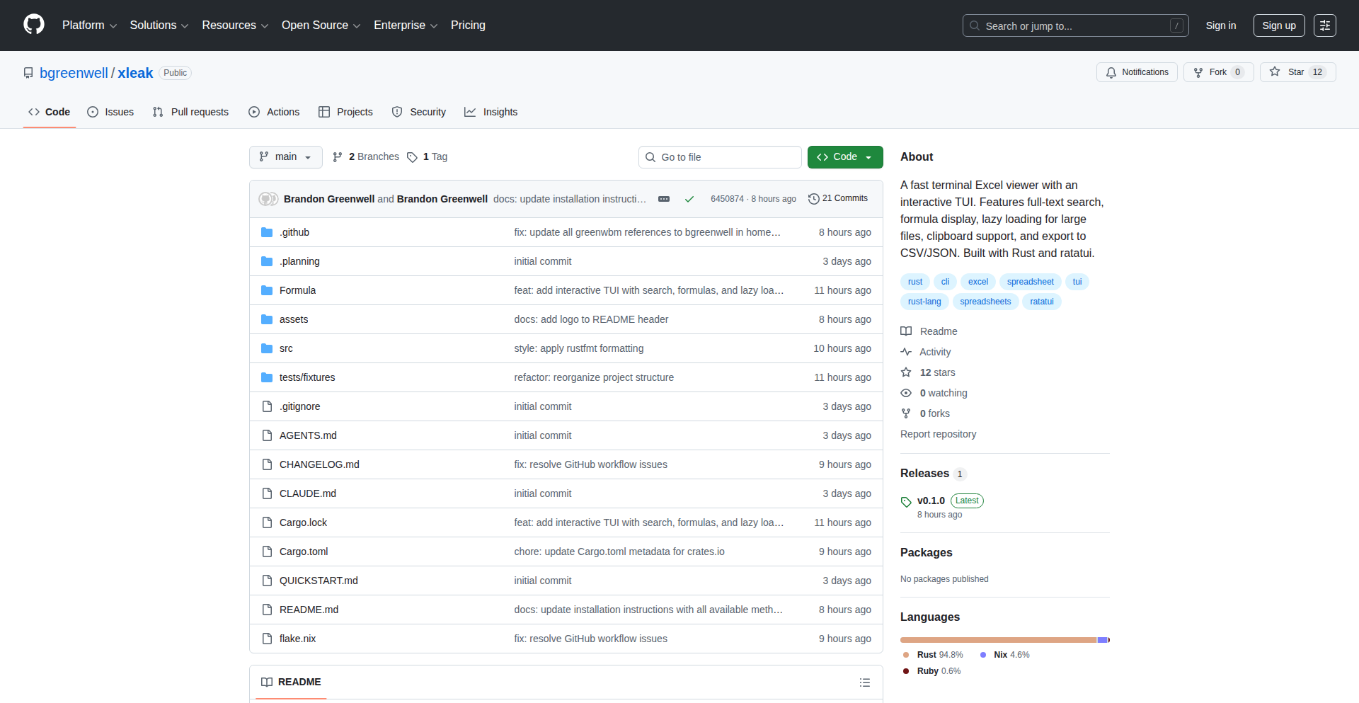 Xleak: 命令行里的Excel神器