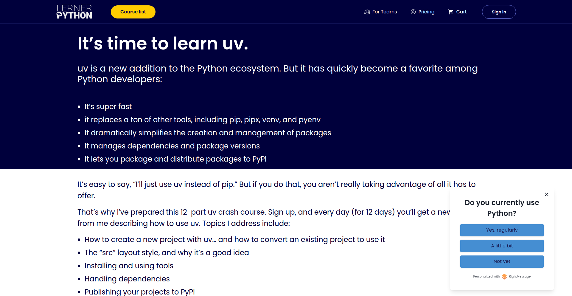 Python 環境高速化ヴィーナス