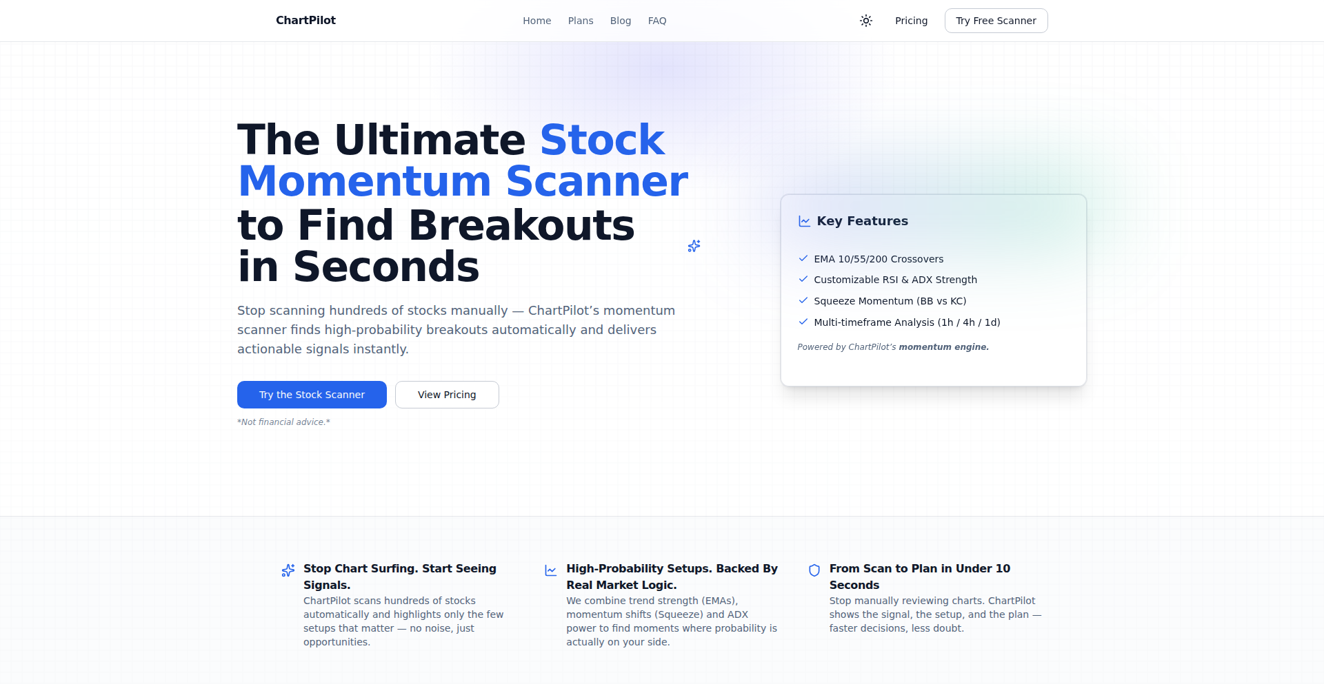 ChartPilot: 交易信号多维度量化引擎