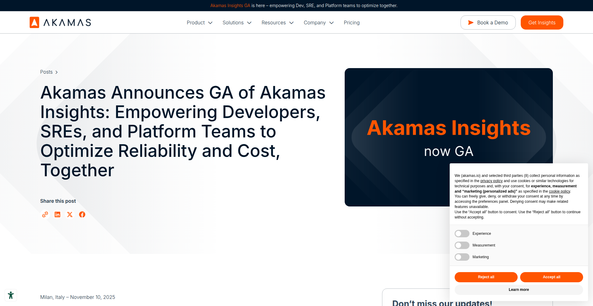 Akamas 智能云优化引擎