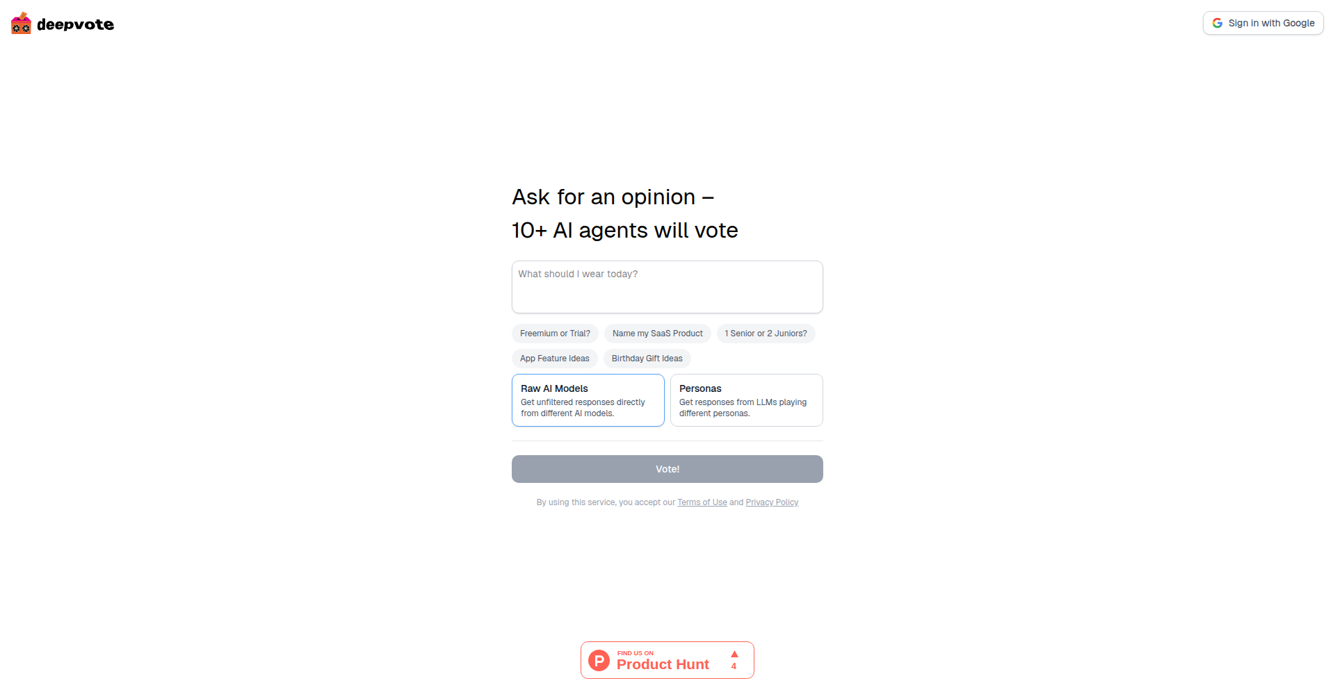 Deepvote:AI群智决策引擎