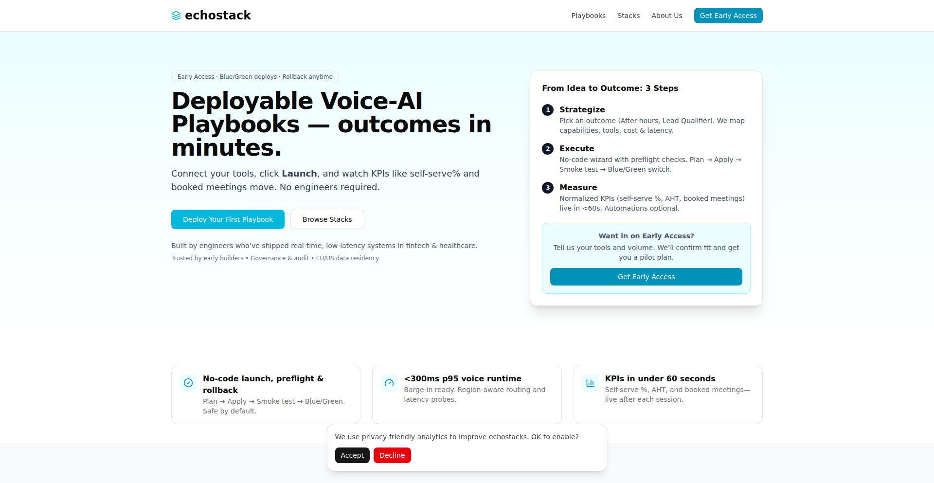 EchoStack 语音AI自动化蓝图