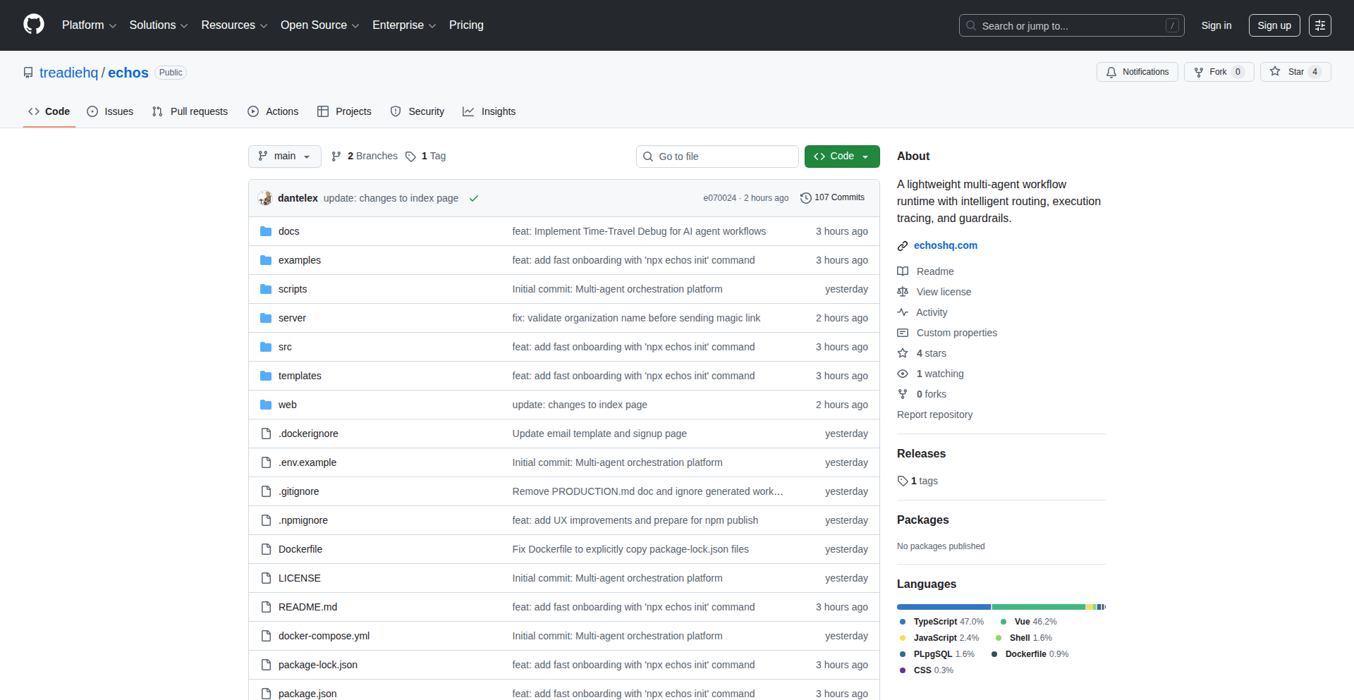 Echos AI Agent Orchestrator
