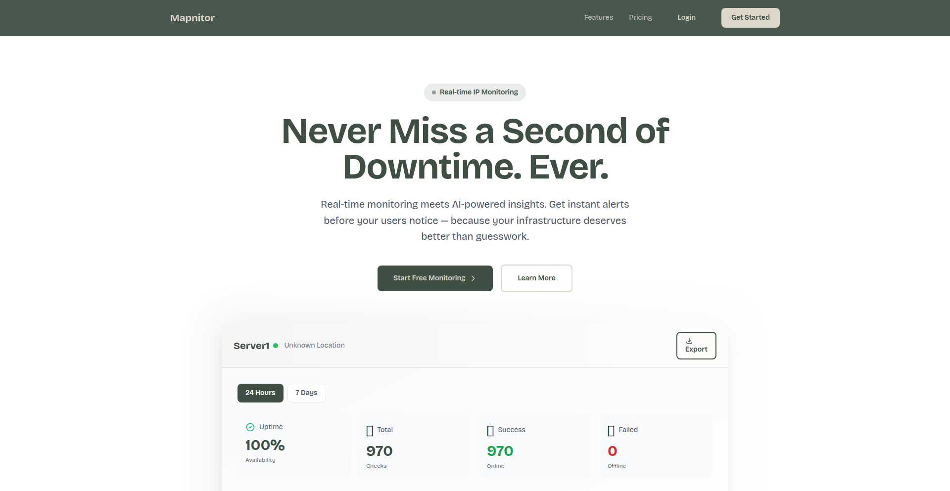 Mapnitor - サーバー監視のミニマリスト