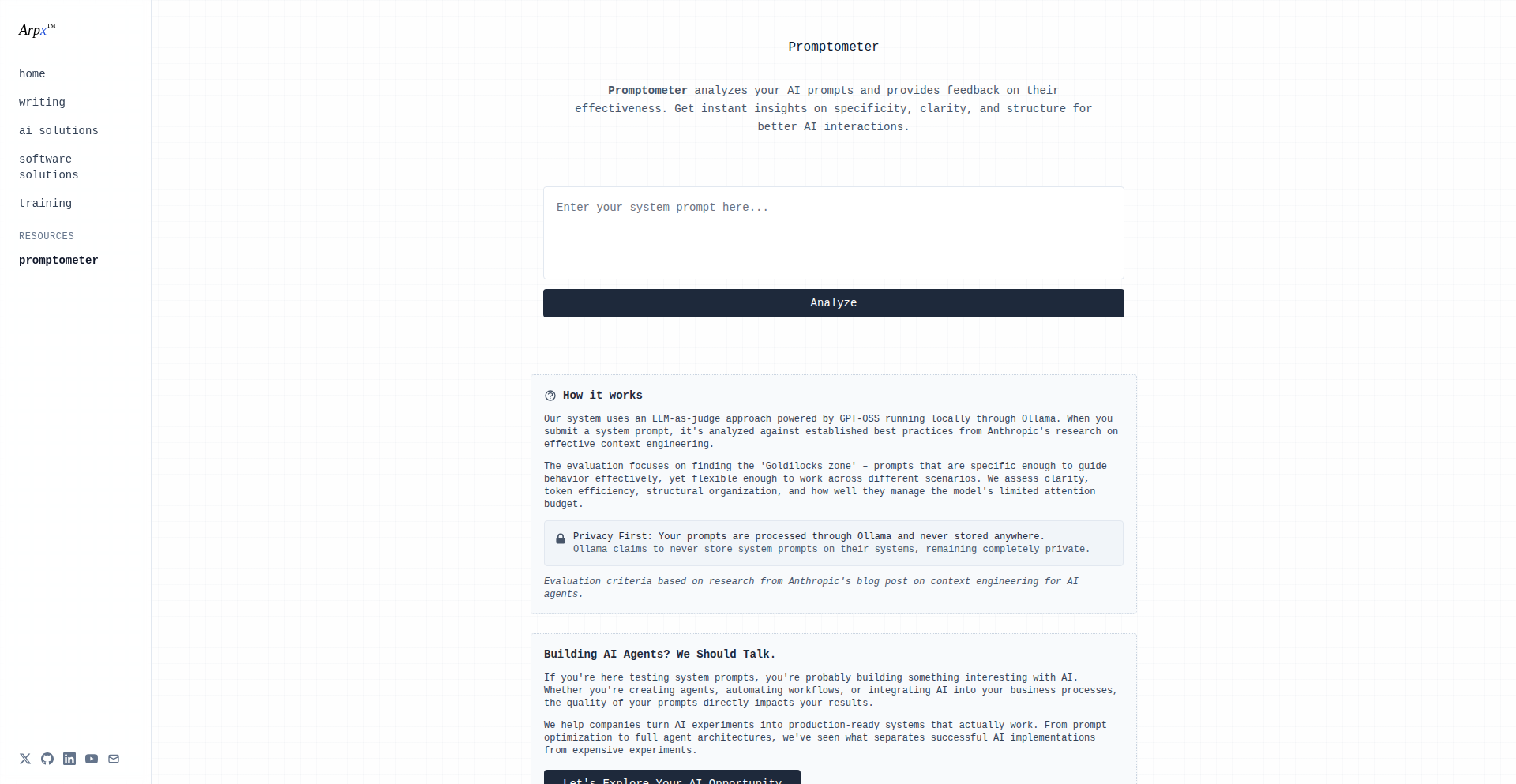 プロンプトメーター (Promptometer)