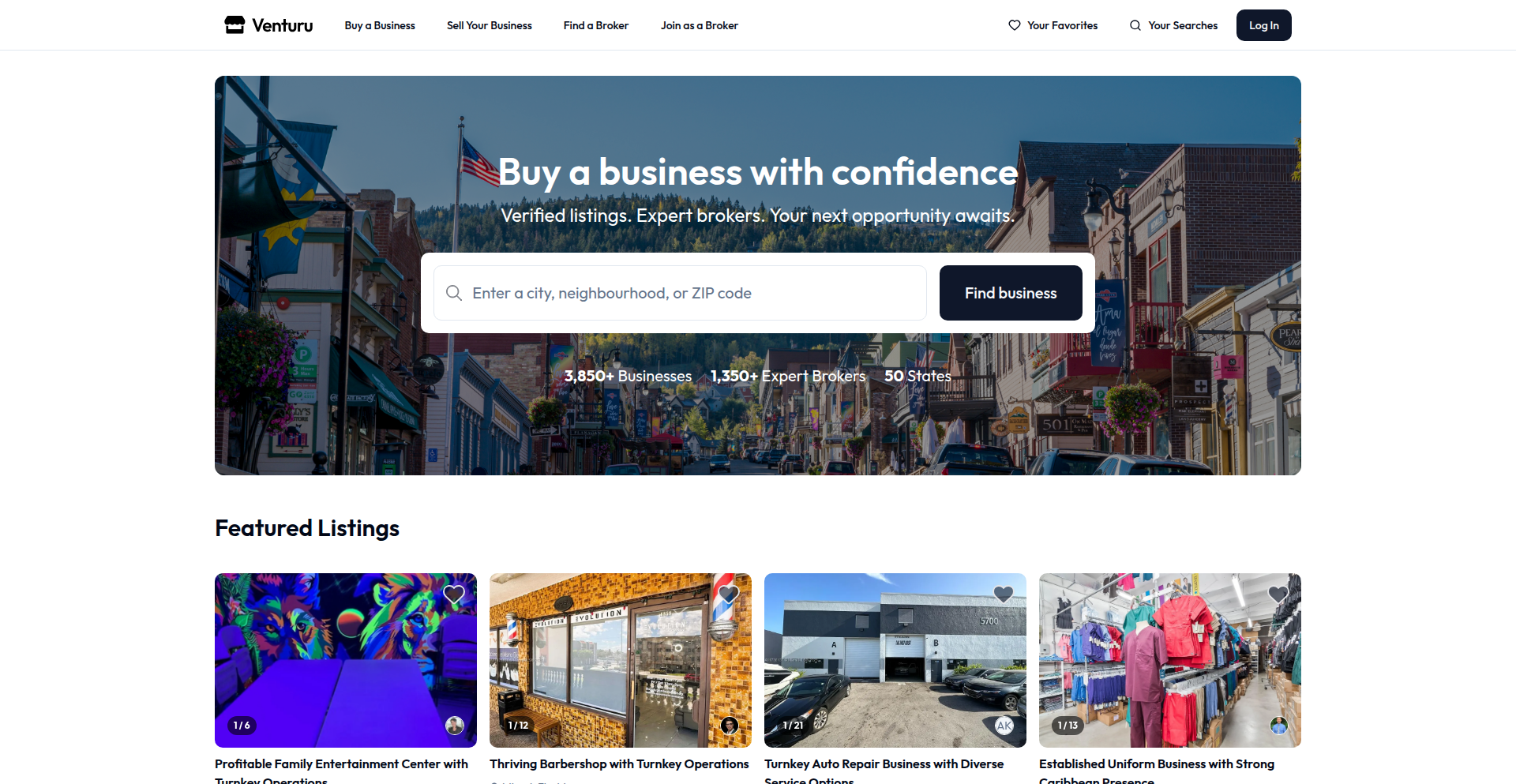 Venturu - 地域ビジネスのZillow