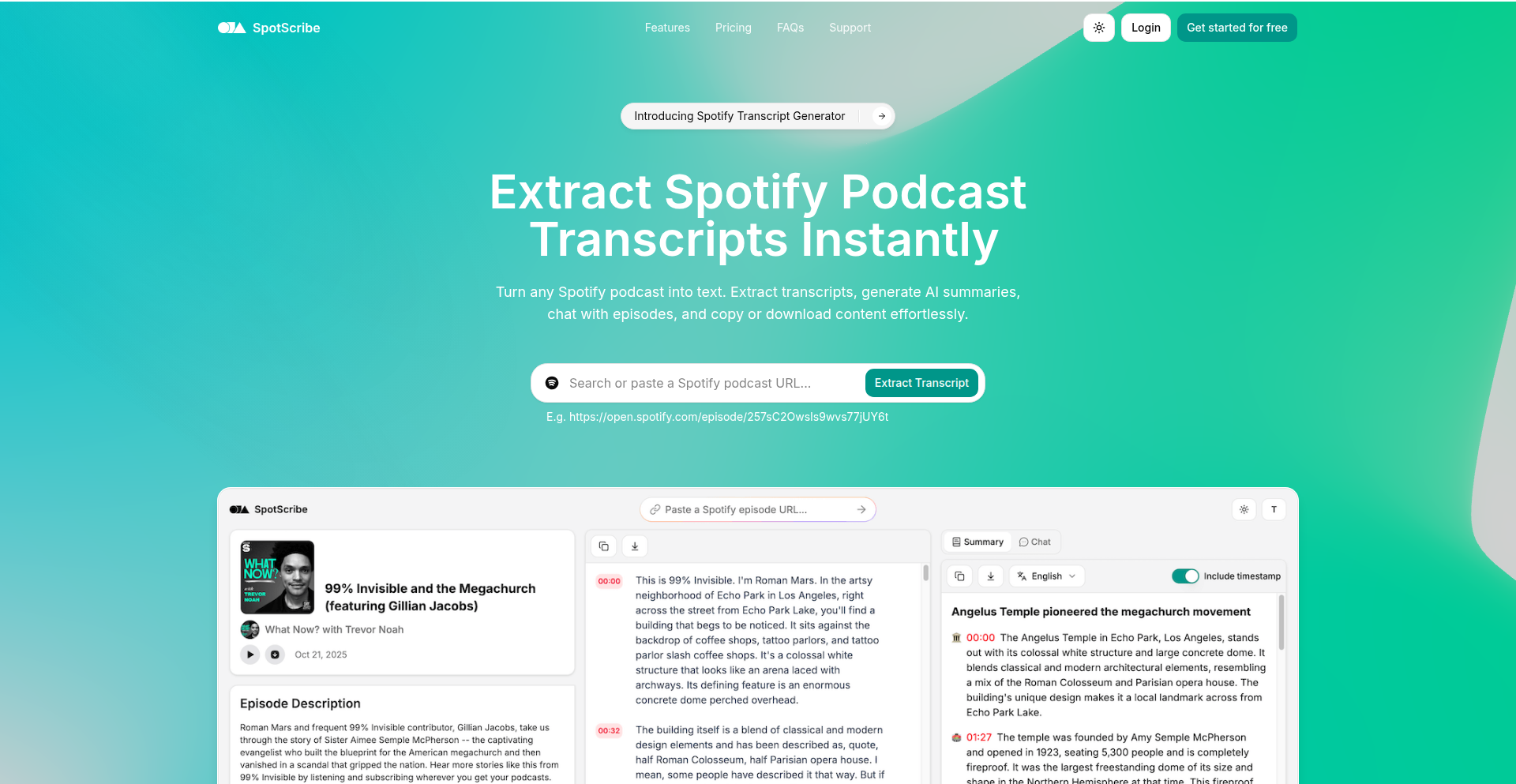 ポッドキャスト・クォート・ファインダー