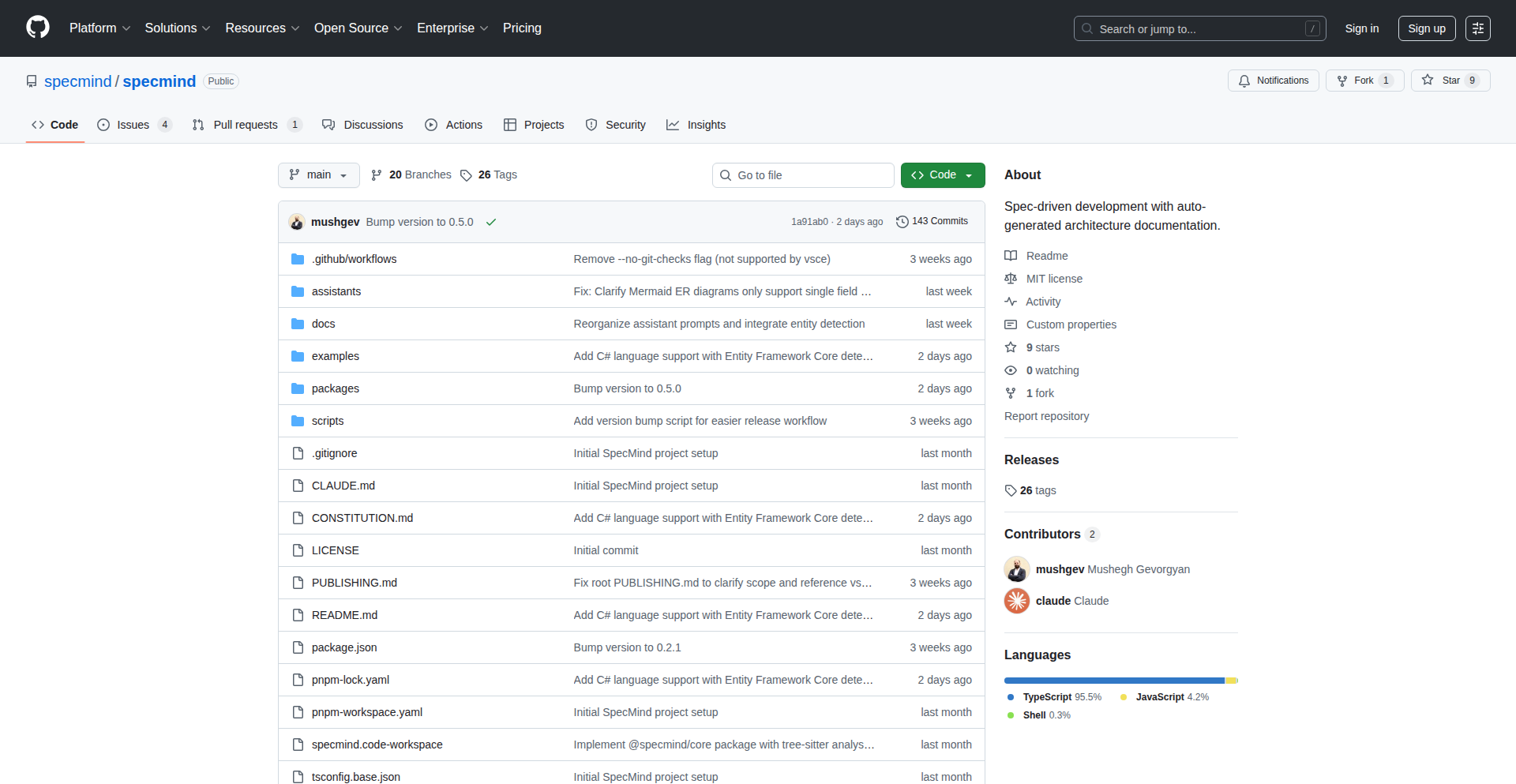 SpecMind: コードから建築を紡ぐAI