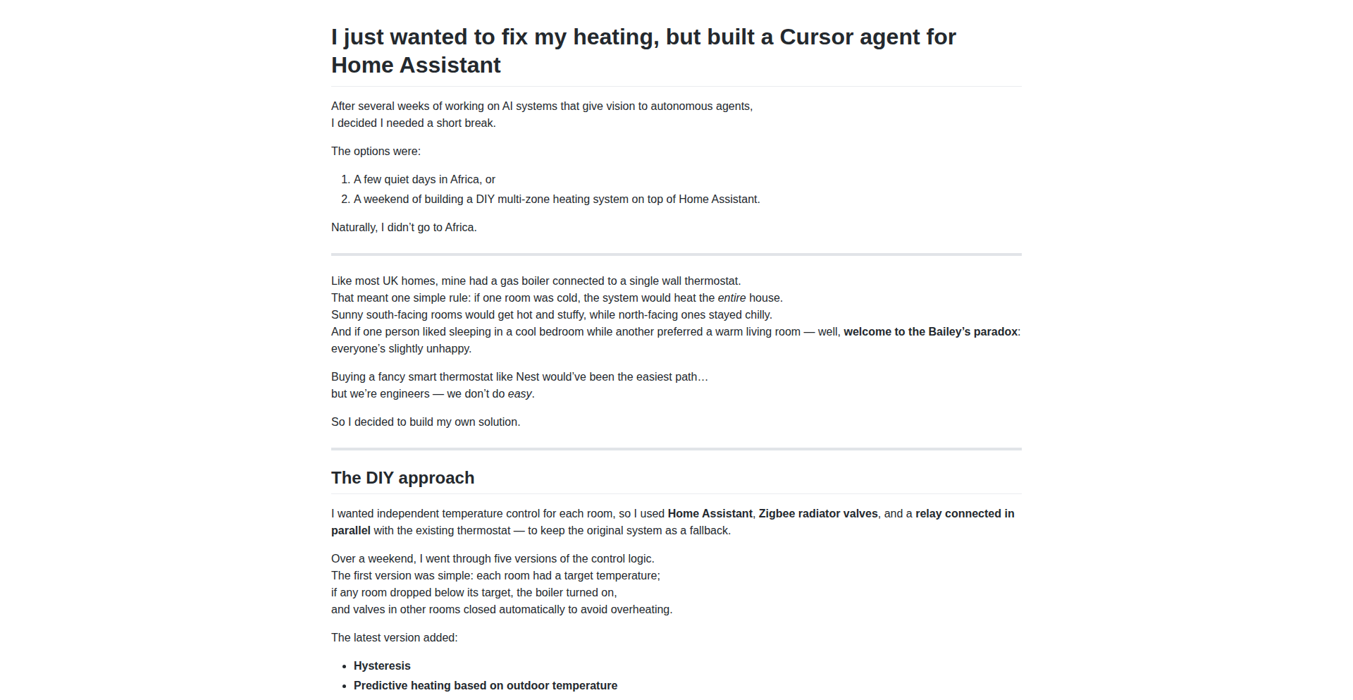 IDE-HA Connect: Cursor to Home Assistant Automation Workflow