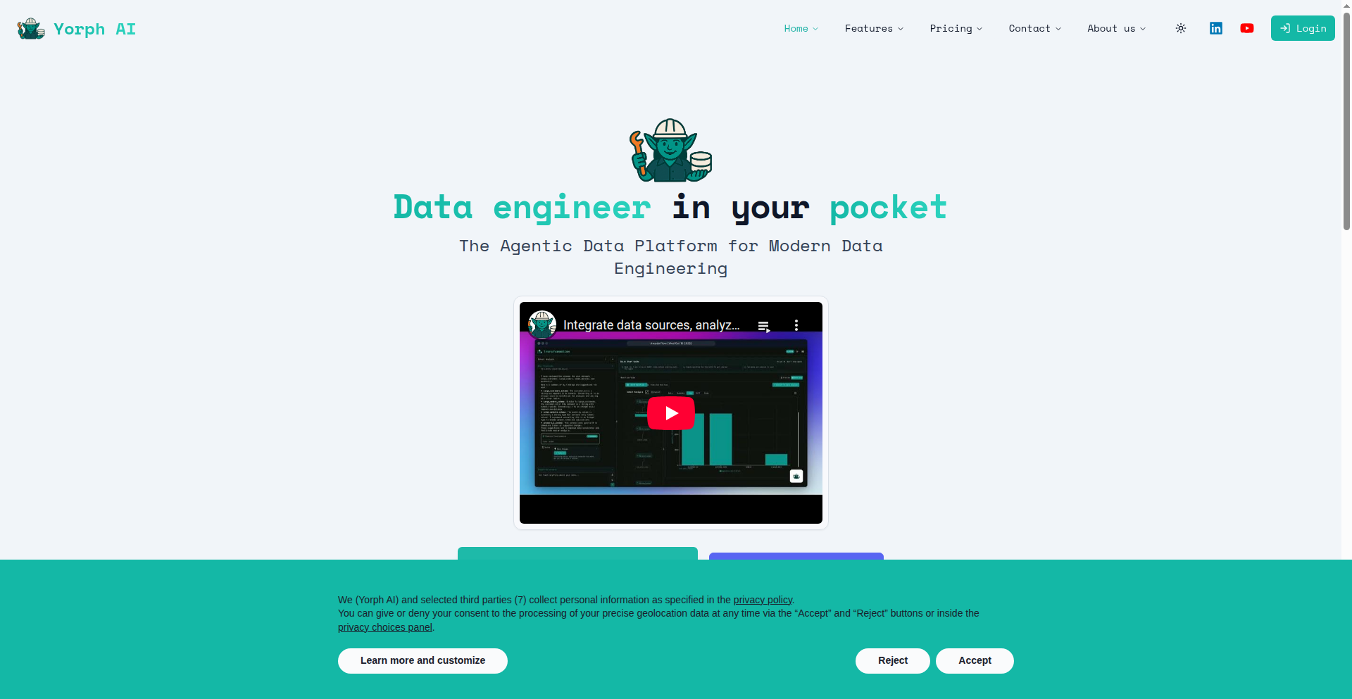Yorph AI: データワークフローの変革者
