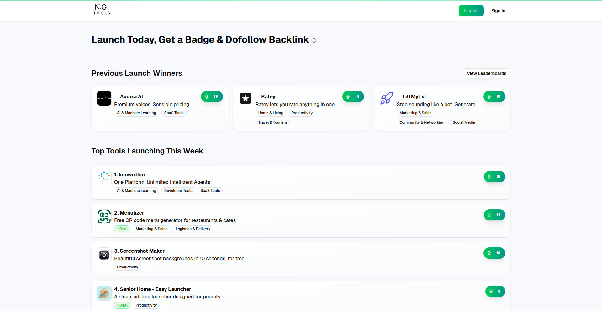 プロダクトハンター代替：クリエイターのための新発見プラットフォーム
