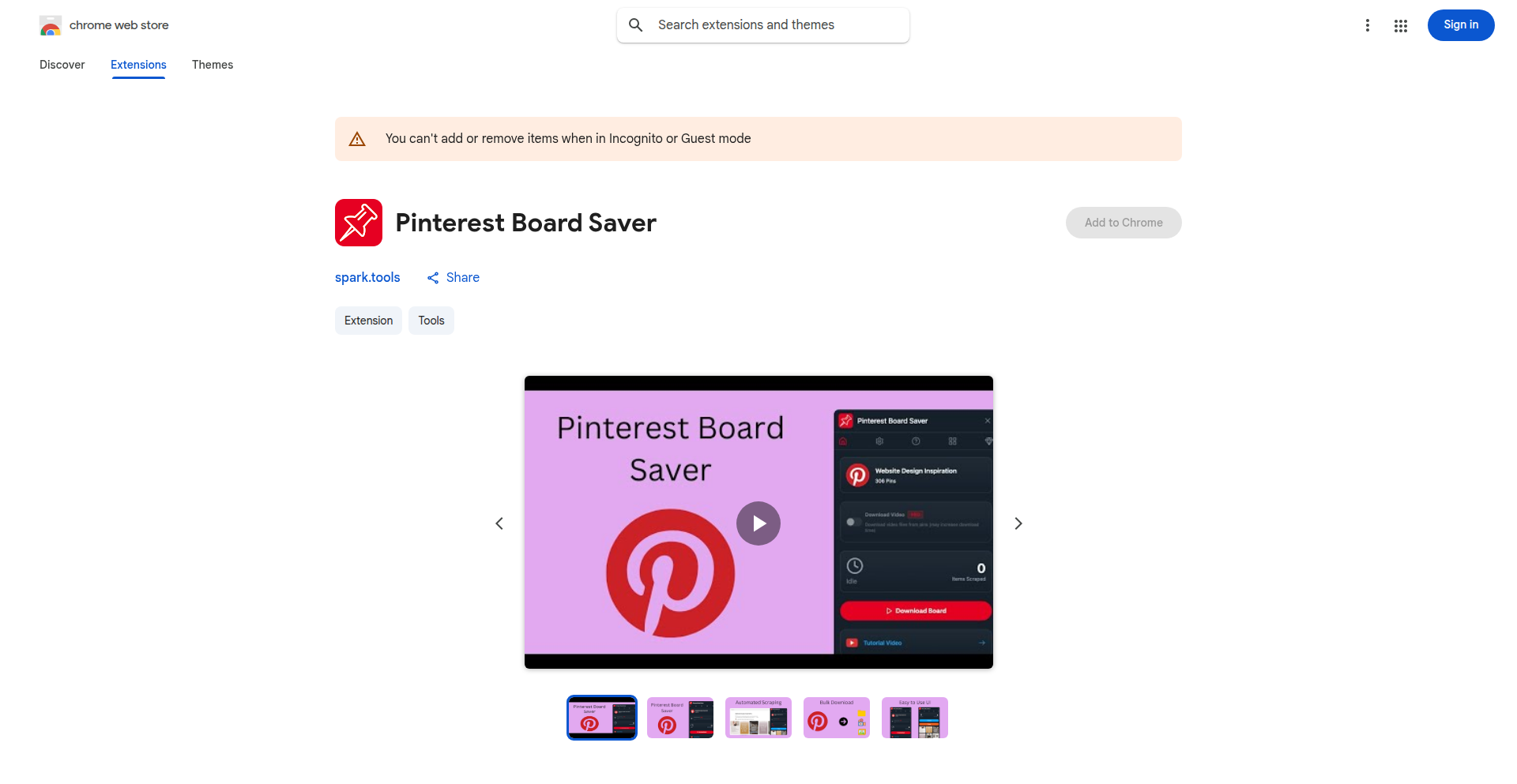 Pinterest Board Downloader