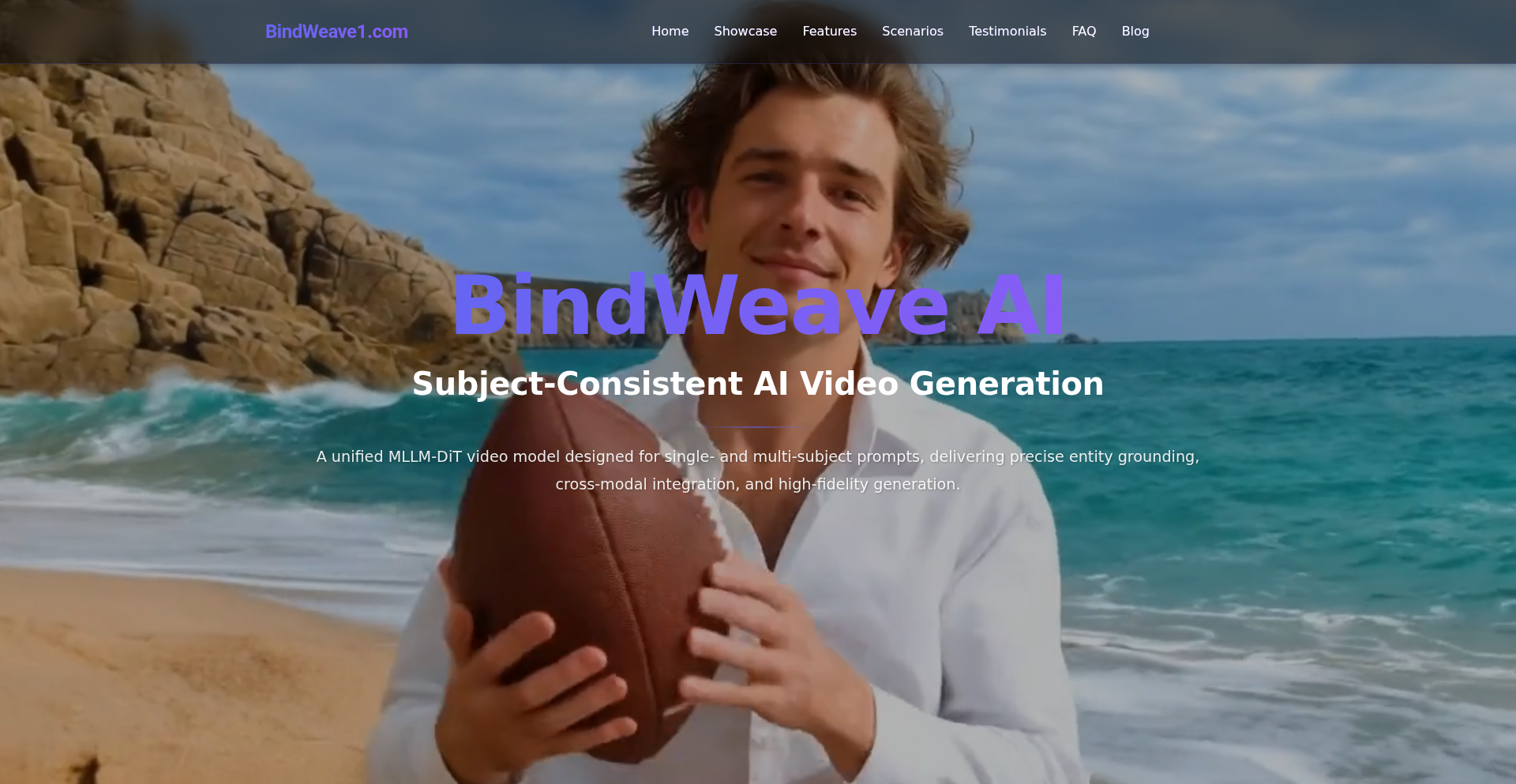 BindWeave - 永不失真AI人物视频生成框架