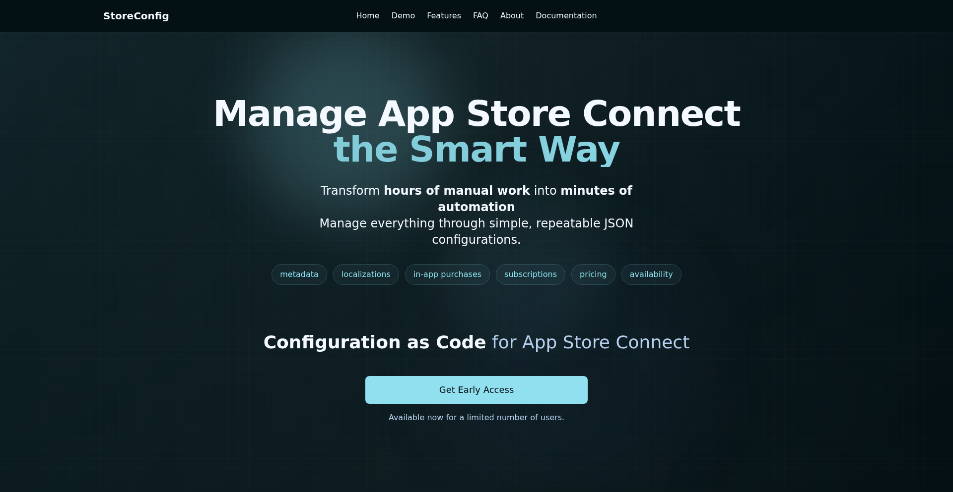 StoreConfig: App Store Connect 設定自動化ツール