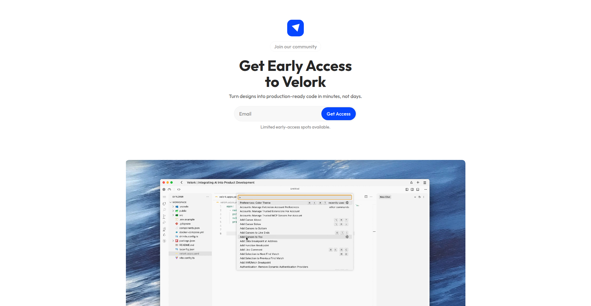 AI統合型デザイン＆コーディングキャンバス