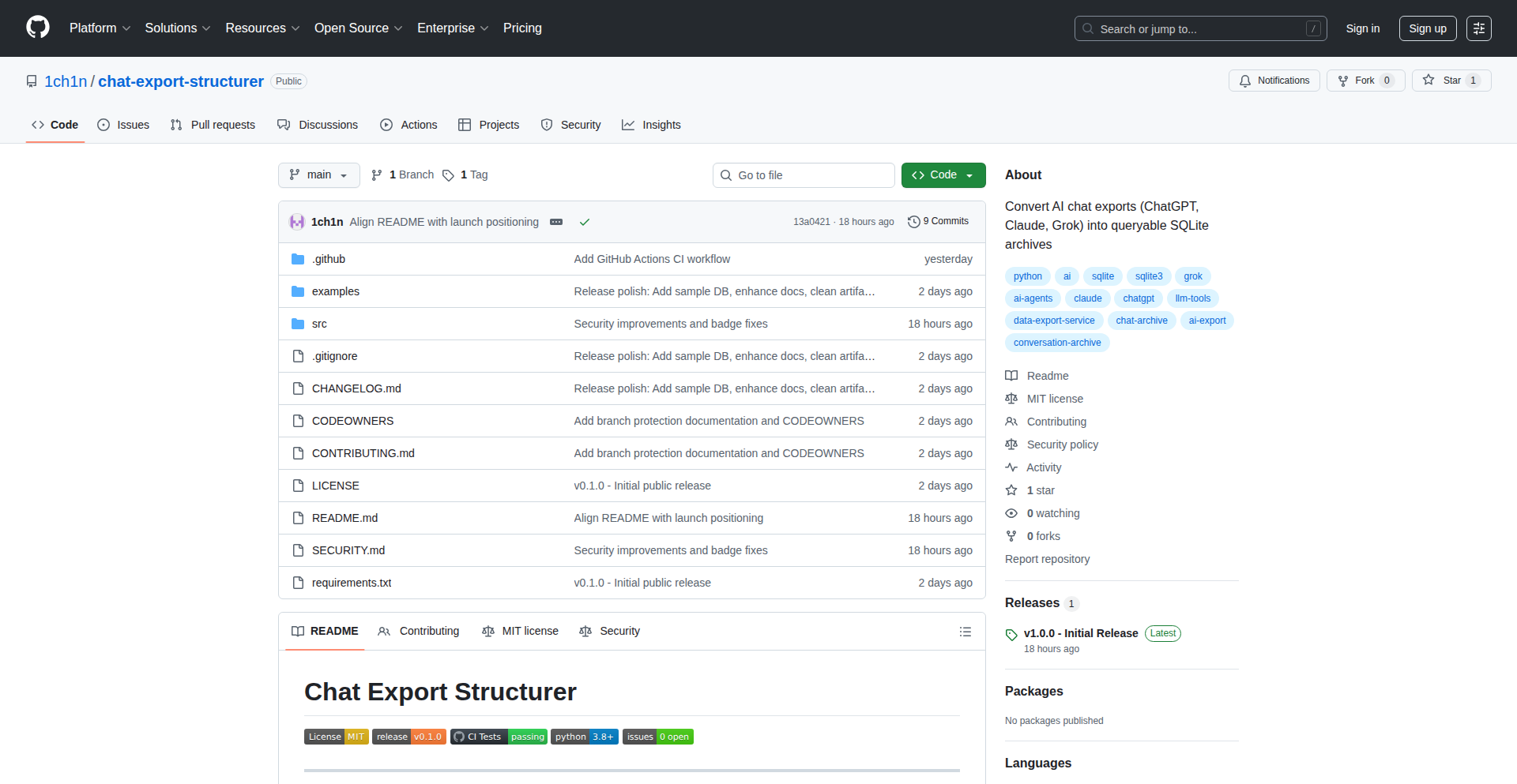 チャット履歴構造化ツール