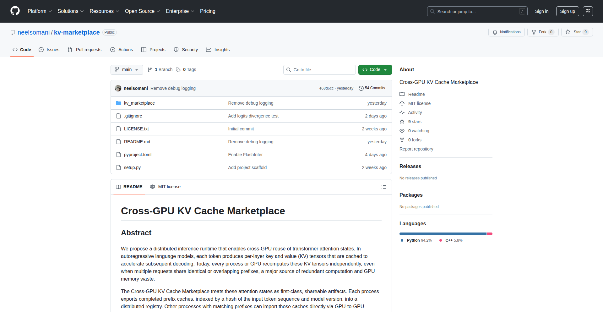 KVキャッシュ共有マーケットプレイス：GPU間LLMアテンションキャッシュのMemcached的共有
