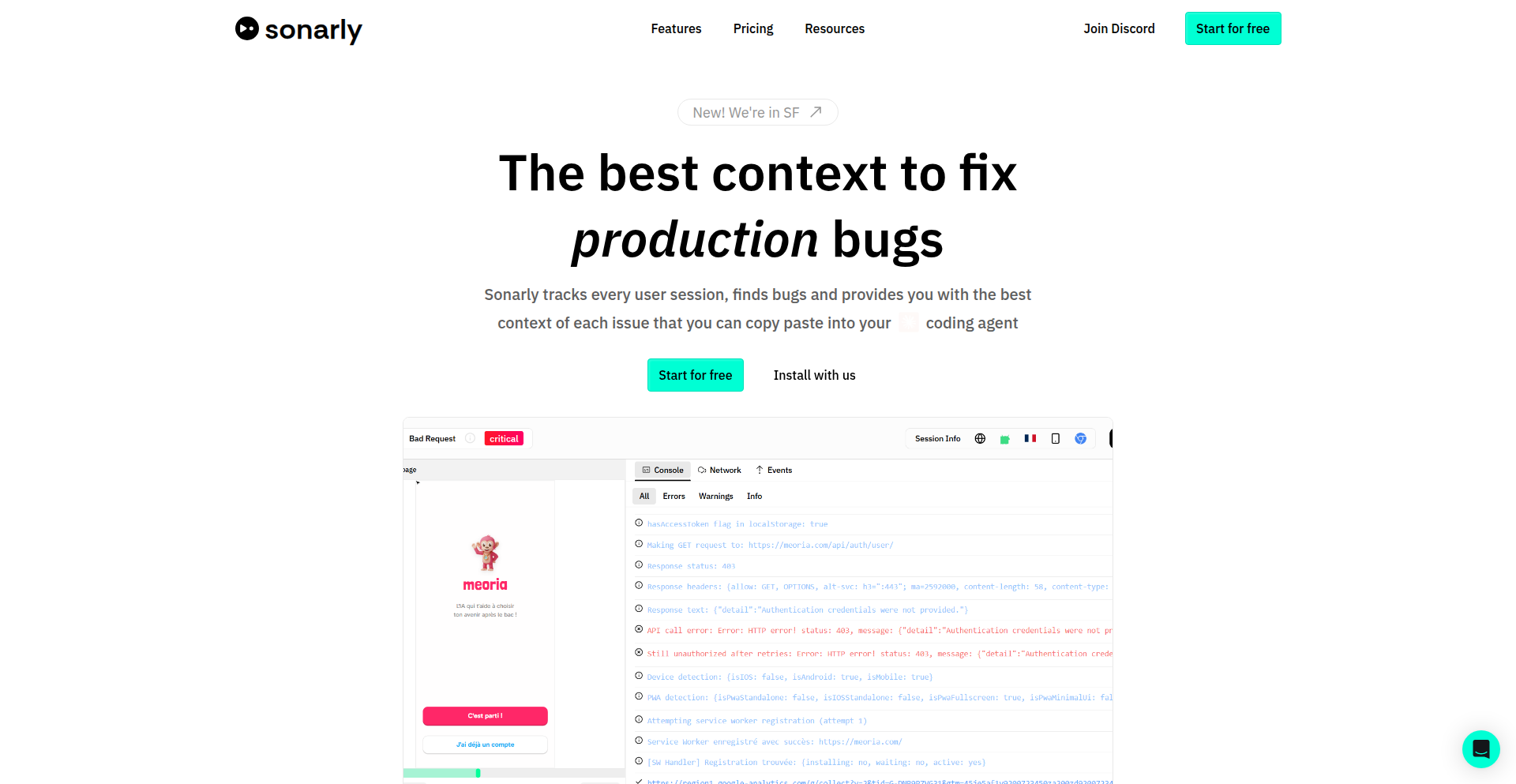 リアルユーザーバグコンテキスト抽出ツール
