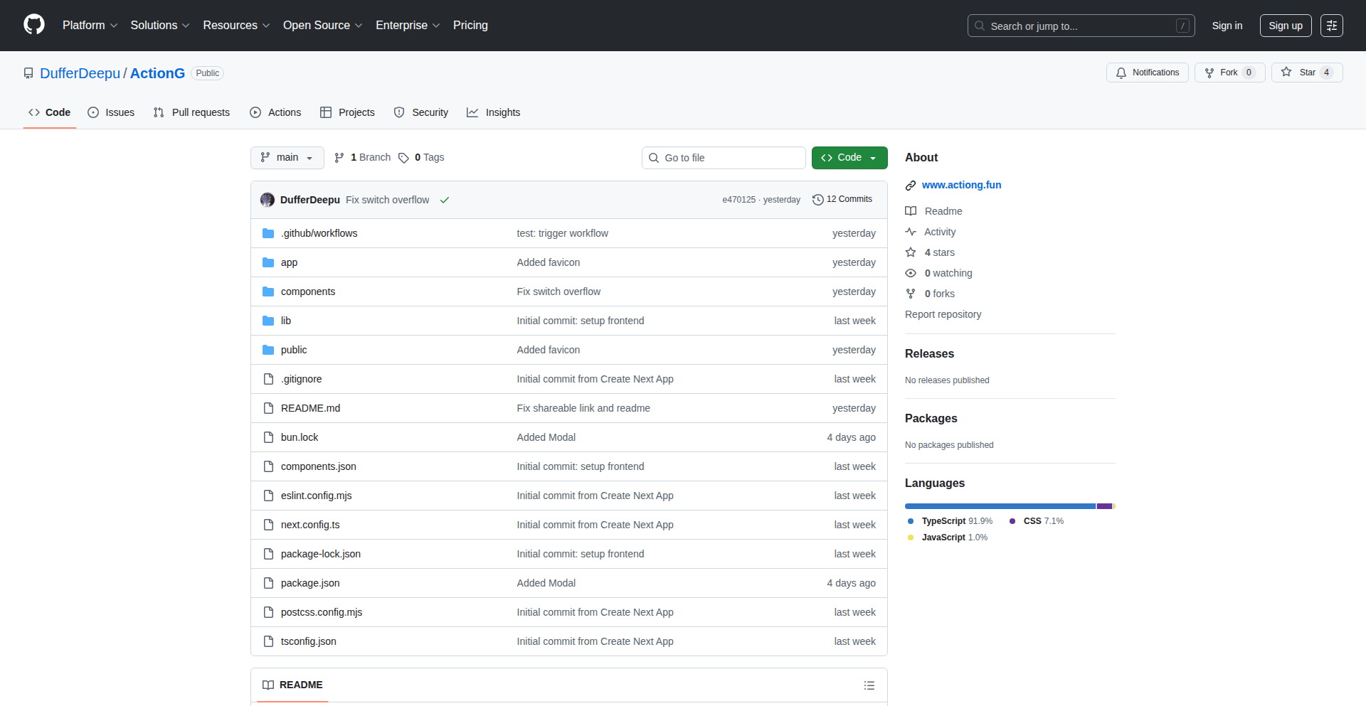 GitHub Actions Visual Editor