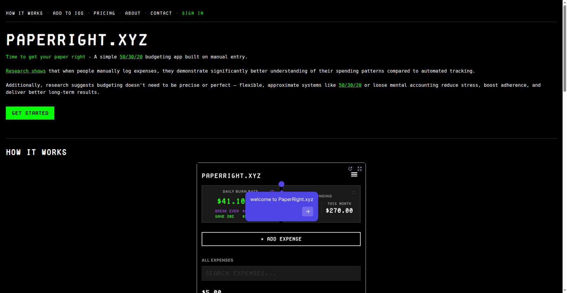 PaperRight.xyz: Unfiltered Financial Metrics