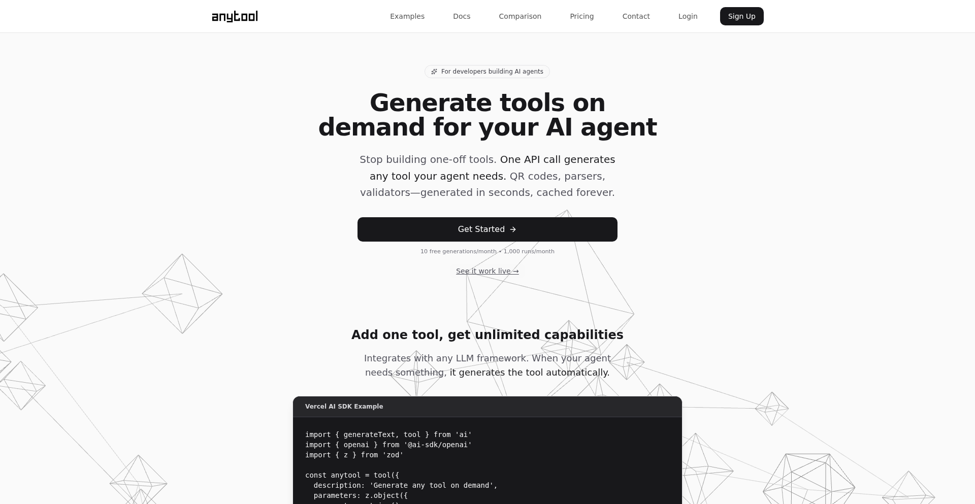 Anytool Dynamic Execution Fabric
