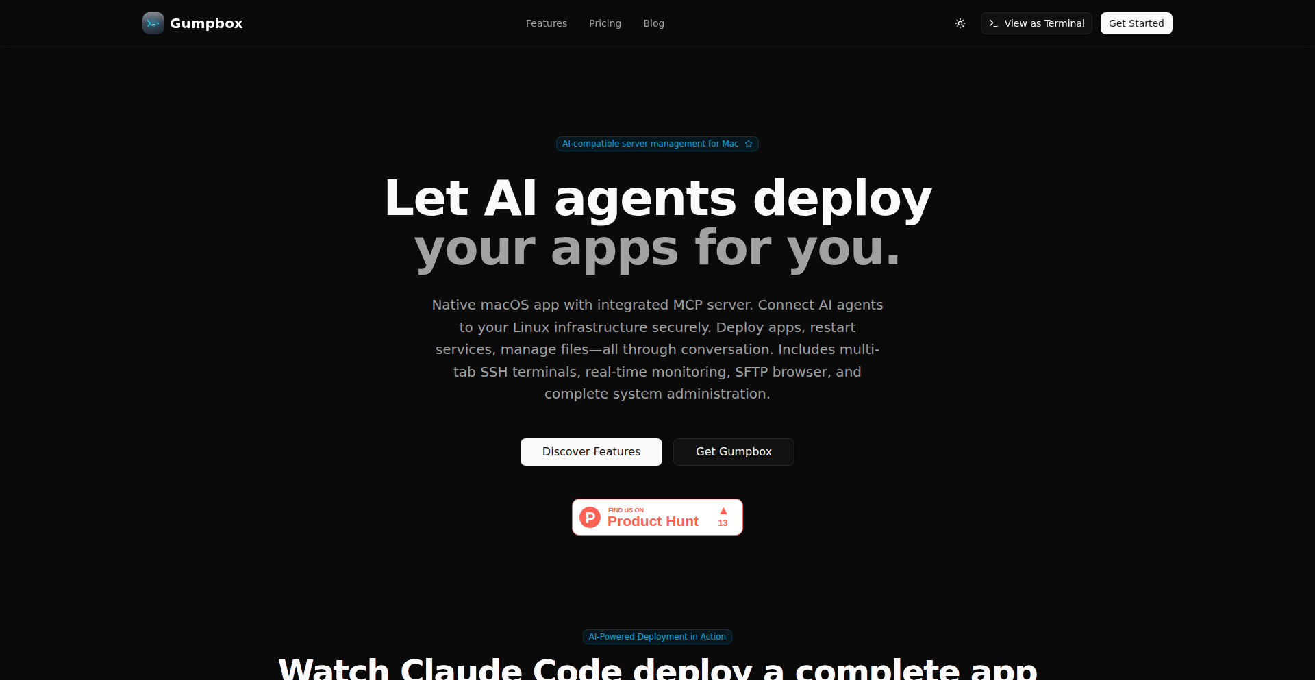Gumpbox - AIコマンドサーバーブリッジ