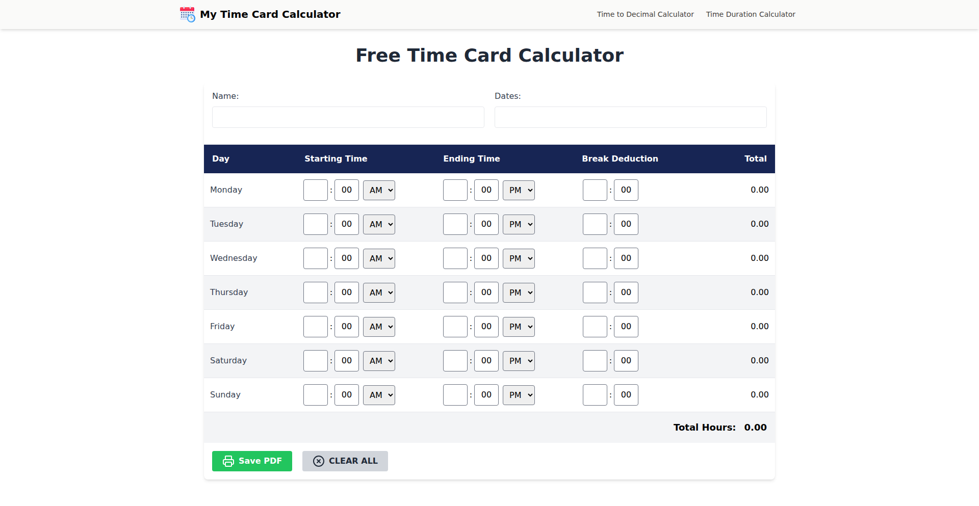 タイムカード計算ロジック抽出エンジン