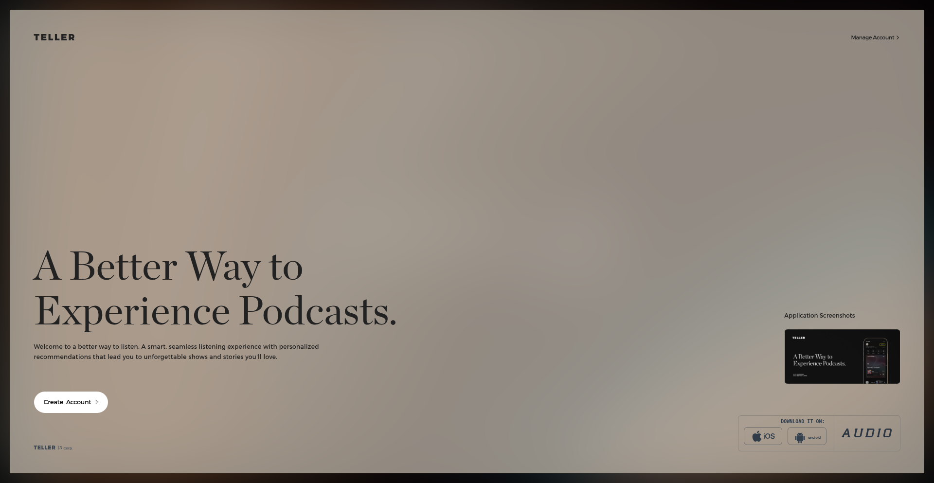 Teller - 聴き心地の良いポッドキャスト自動調整体験