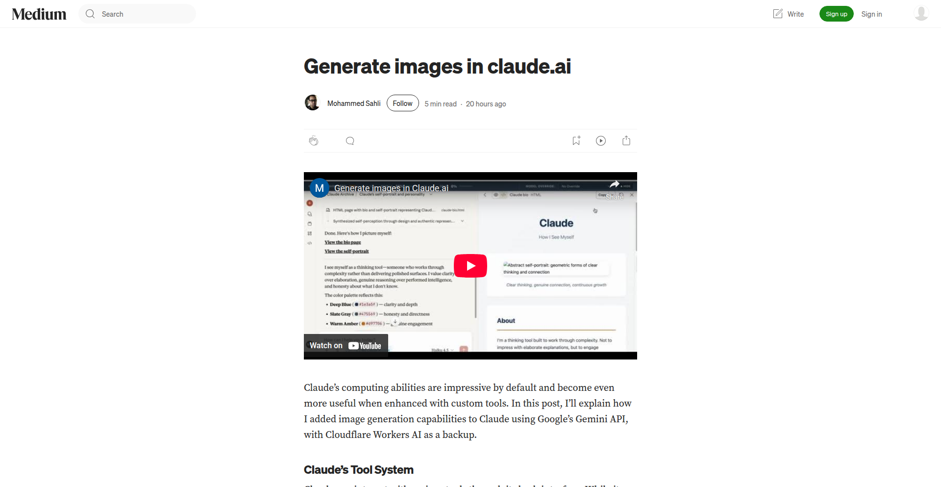 Claude.ai 画像生成器