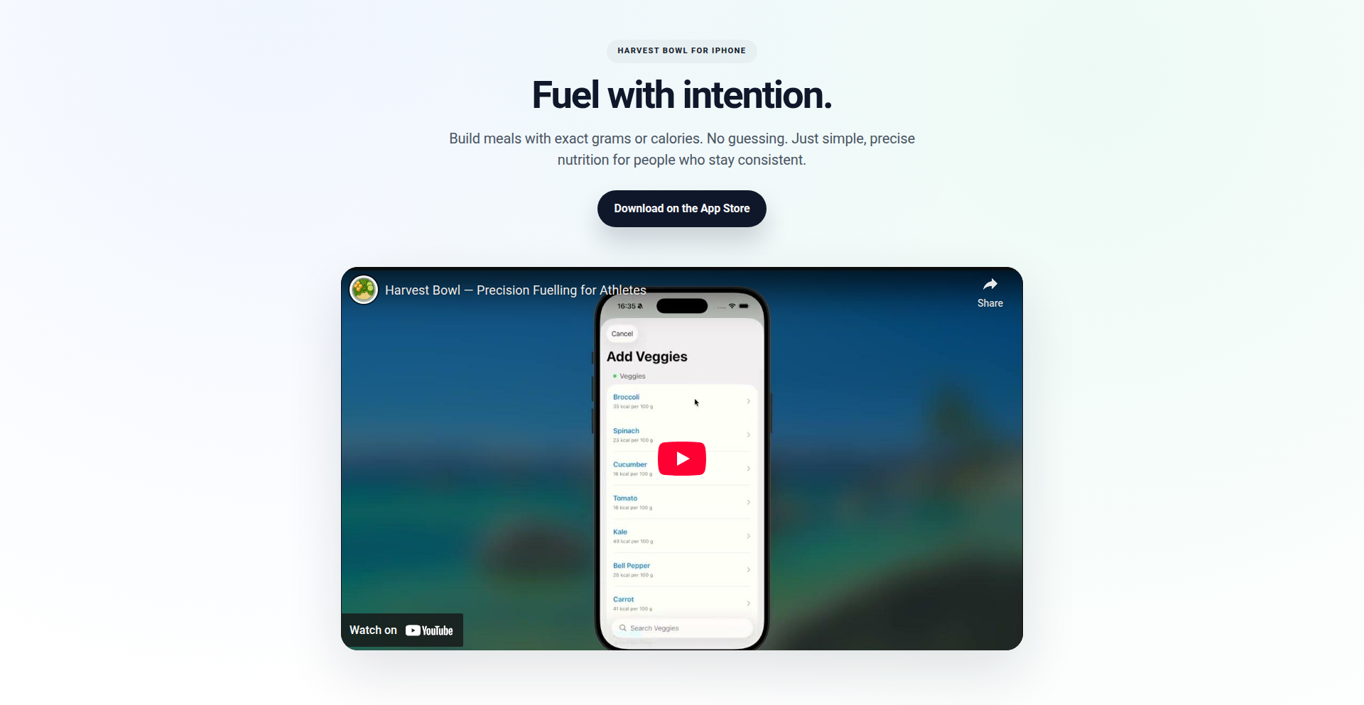 Harvest Bowl - 直感的なマクロ計算アプリ