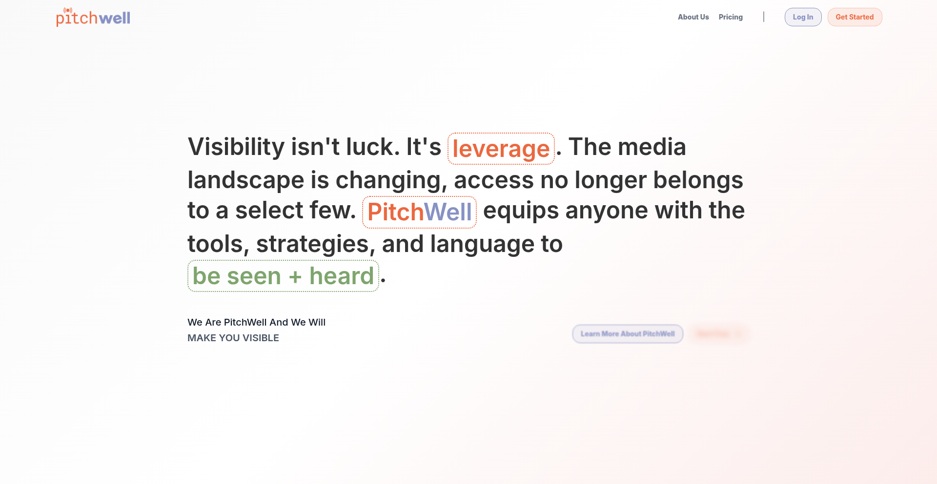 PitchWell: AIパーソナル広報アシスタント