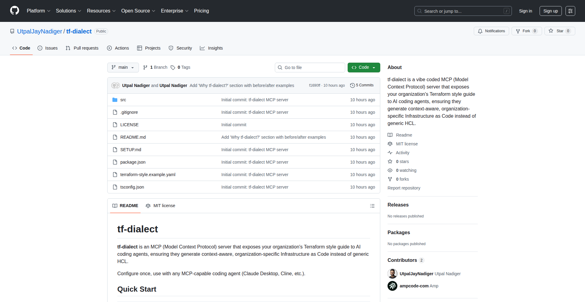 tf-dialect: AI時代のTerraform標準化コーチ