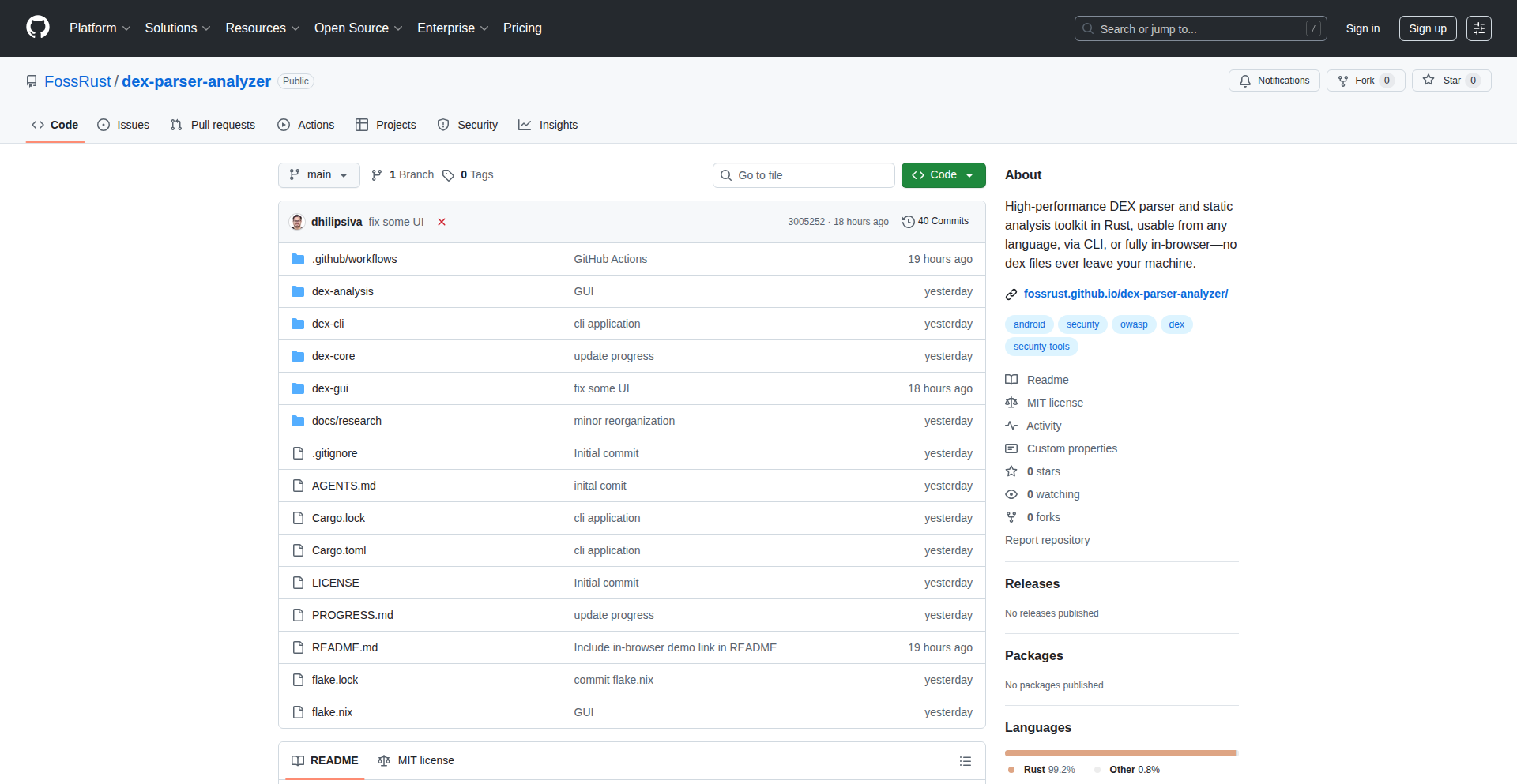 DexInsight: 浏览器内高效DEX解析与静态分析引擎