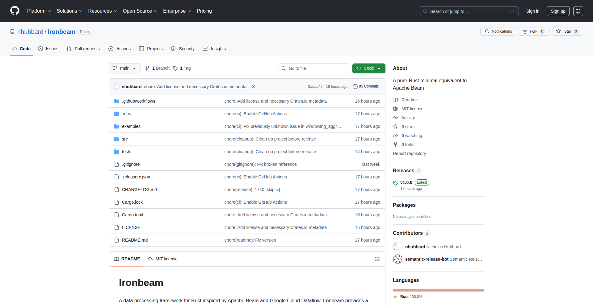 RustBeam: Rust 驱动的批处理计算引擎