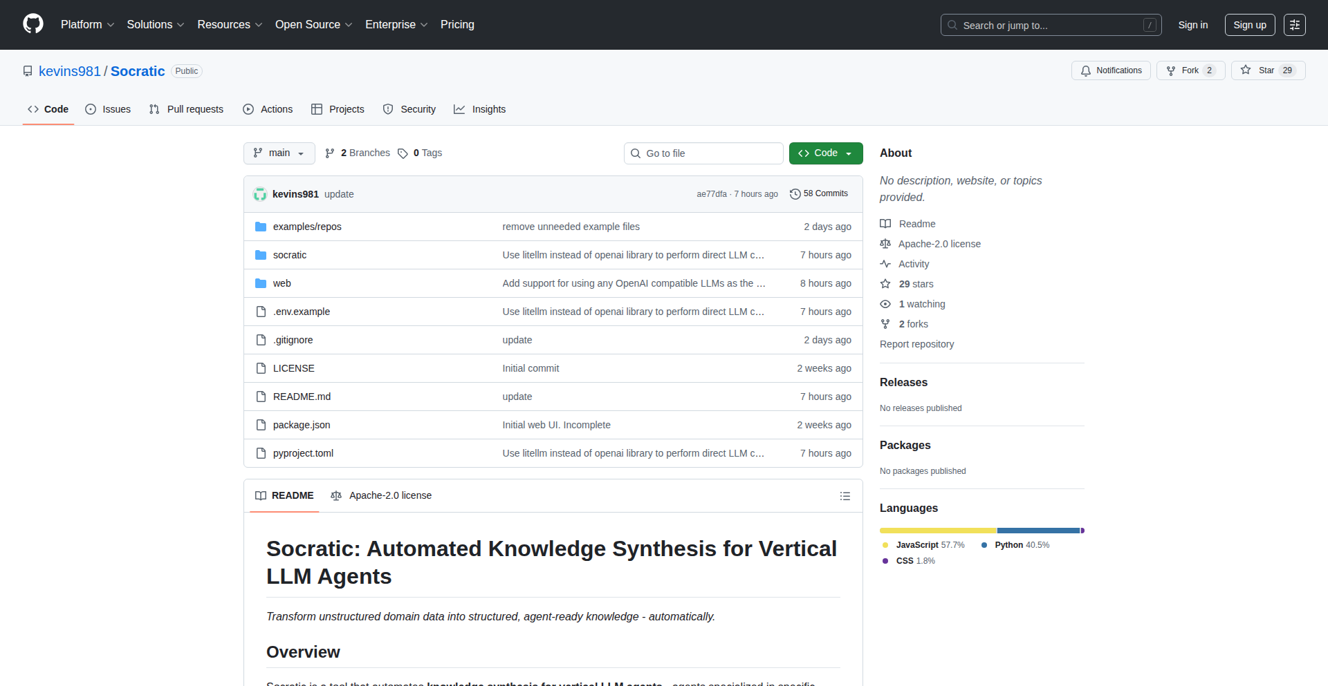 Socratic Agent KnowledgeCraft