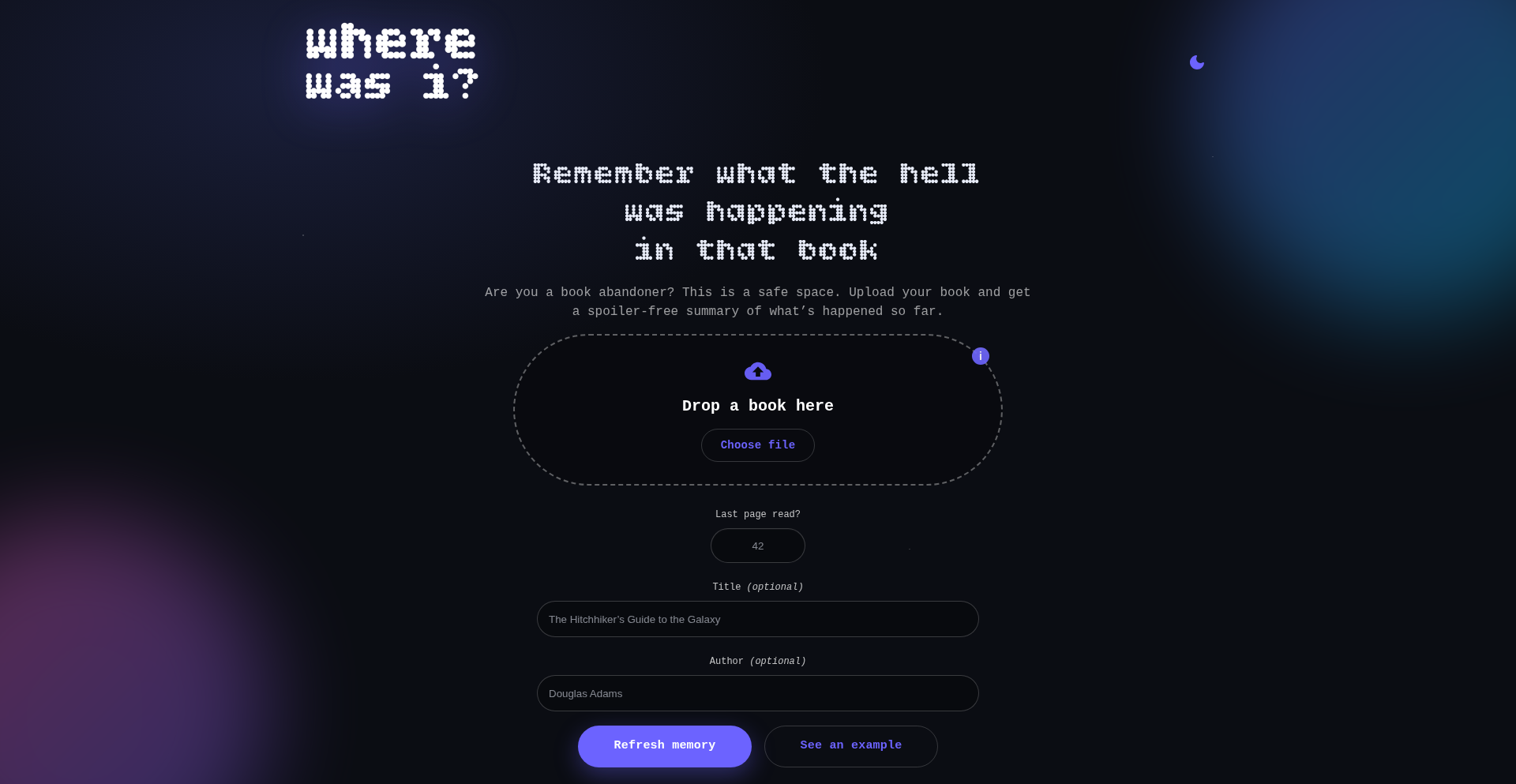 AI书签:智能阅读上下文恢复器