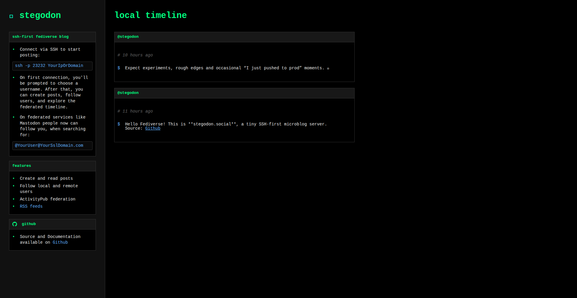 SSH博客连通宇宙