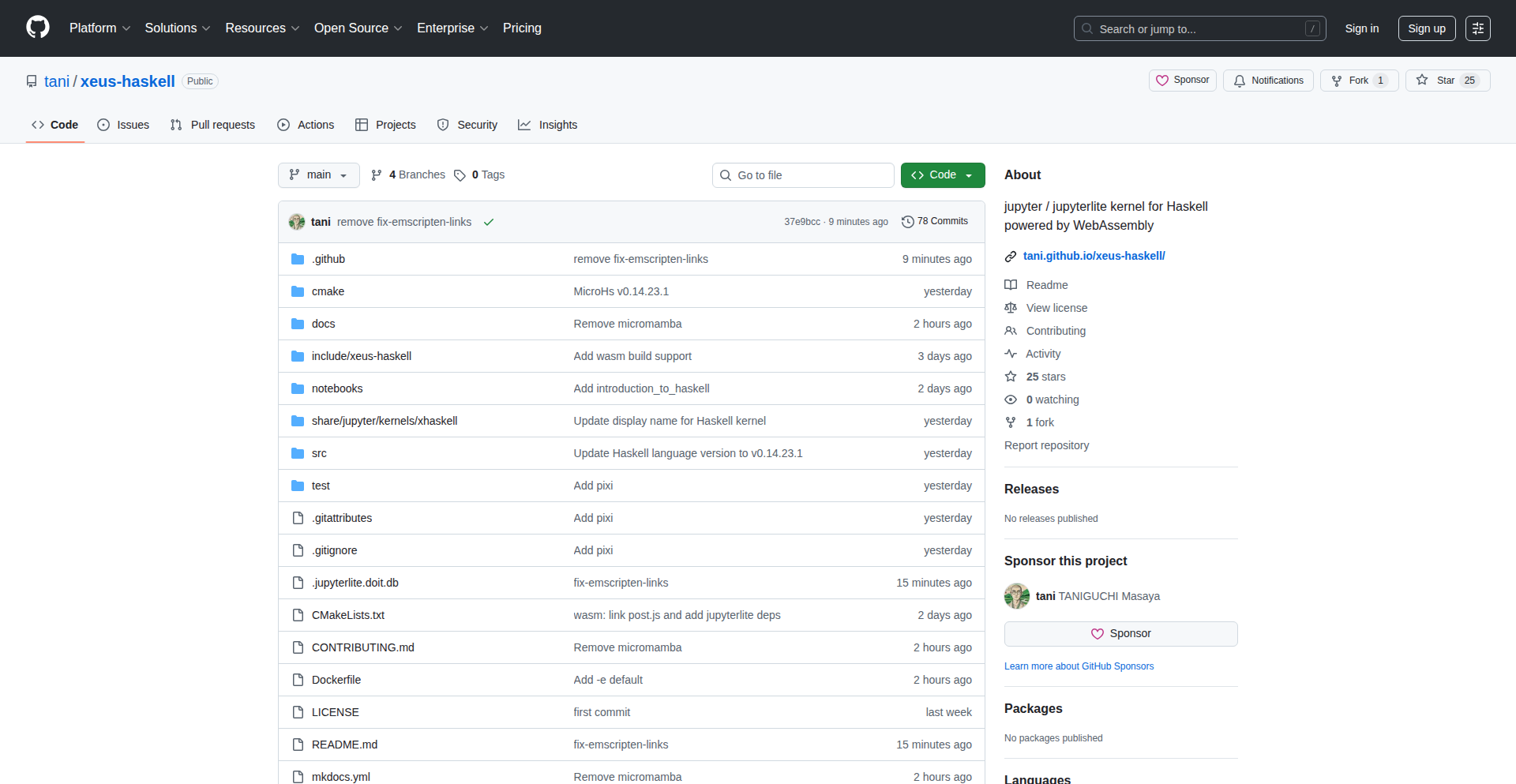 微核Haskell（MicroHs）驱动的浏览器端Haskell Jupyter内核