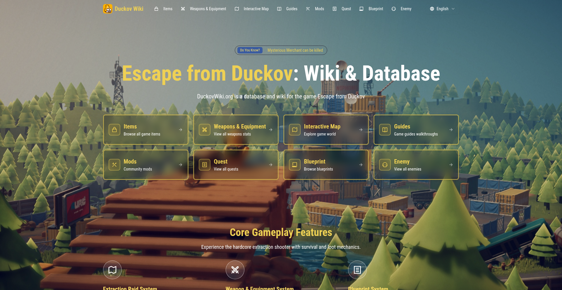 《逃离塔科夫》沉浸式信息引擎