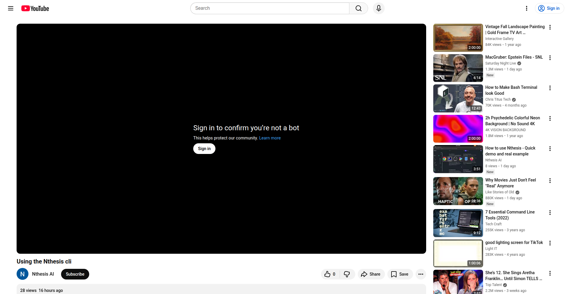 Nthesis: 终端上的AI笔记引擎